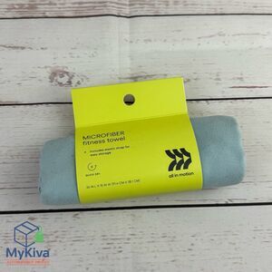Yoga Hand Towel All In Motion Blue Polyester Sports Accessory 36x15 Inch